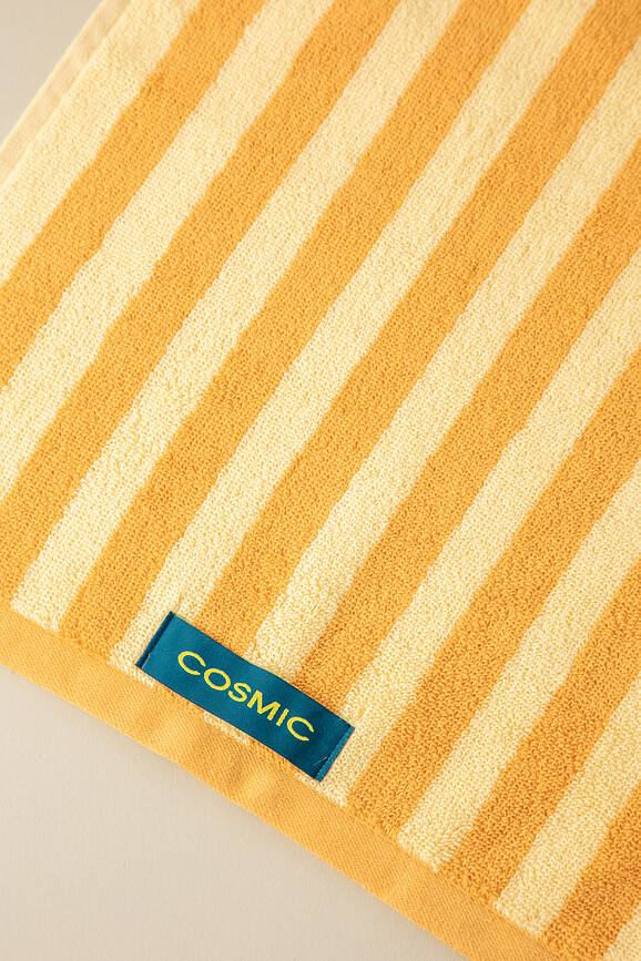 Ručník Textil 30 x 50 cm, hnědo-žlutý