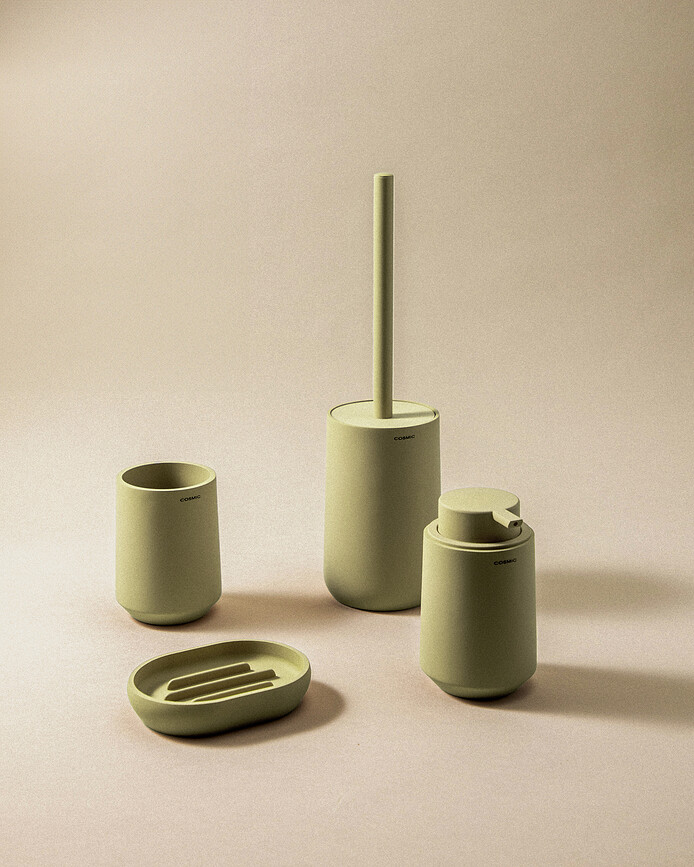 Saona Soap Dish, green