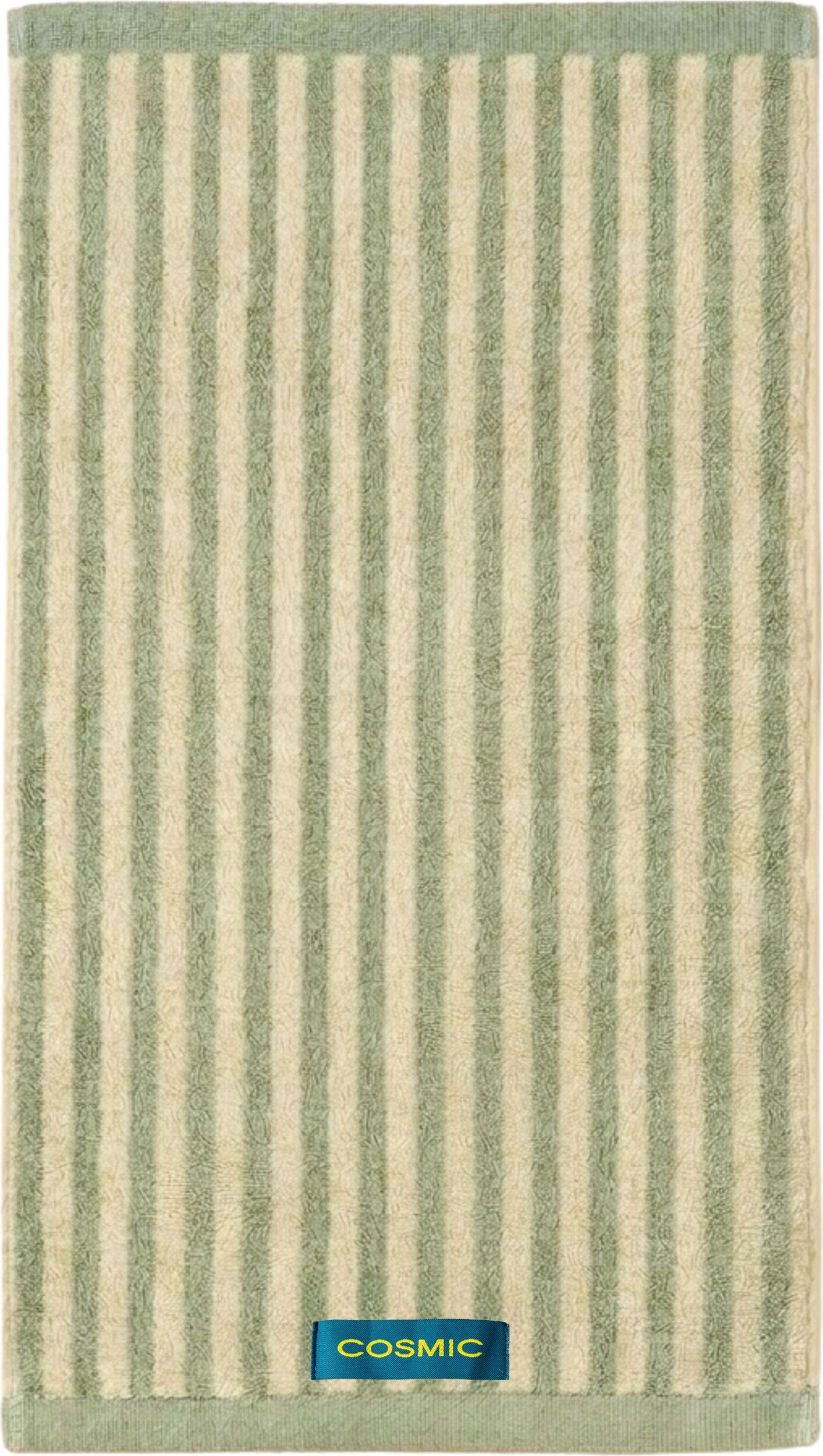 Textil Badetuch 50 x 90 cm, grün-gelb