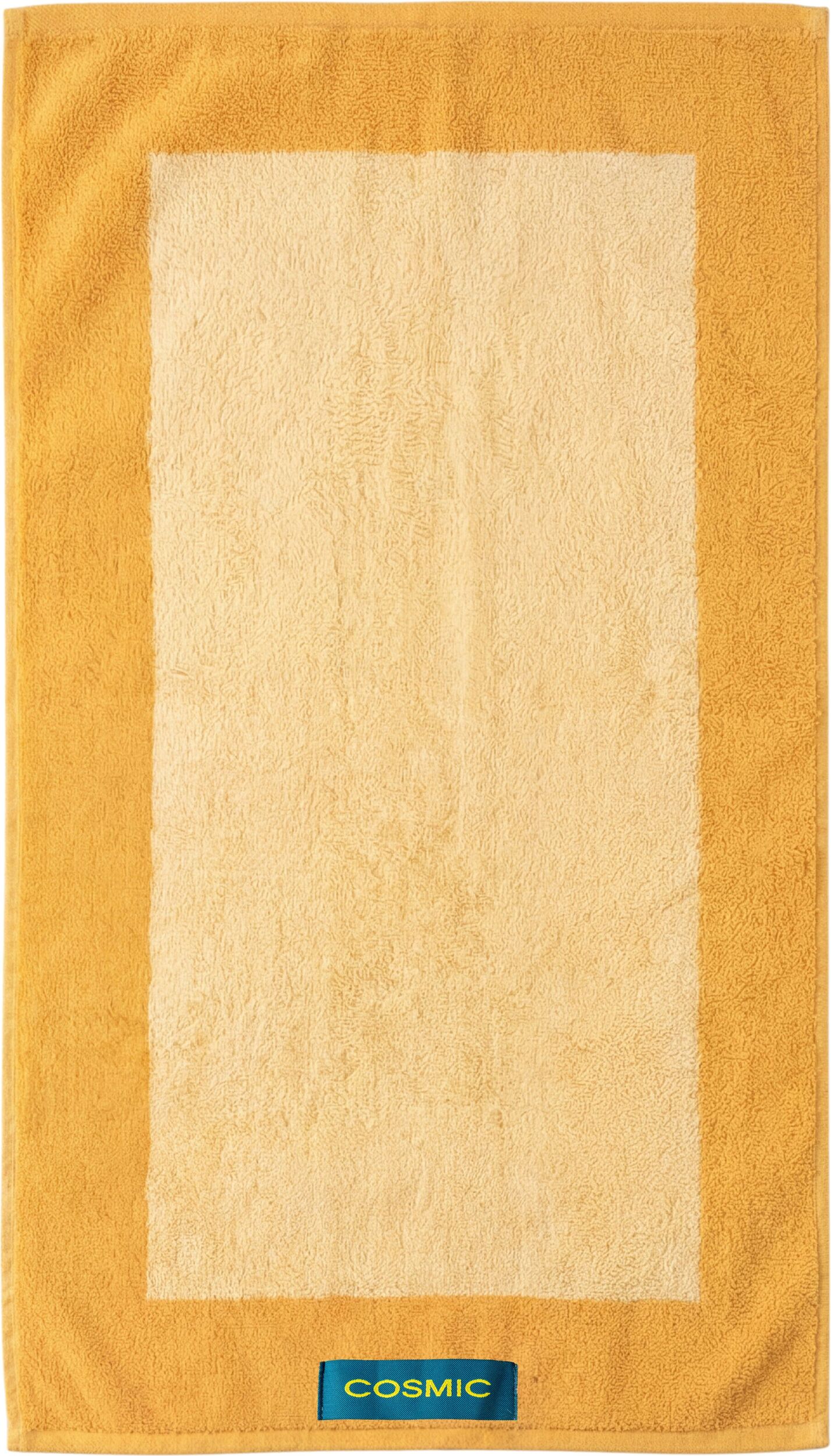 Textil Badetuch 50 x 90 cm, orange-gelb