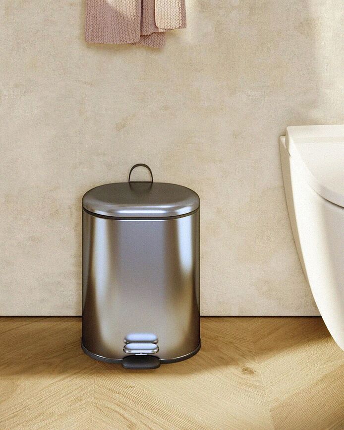 Treteimer Essentials 6 l, silber