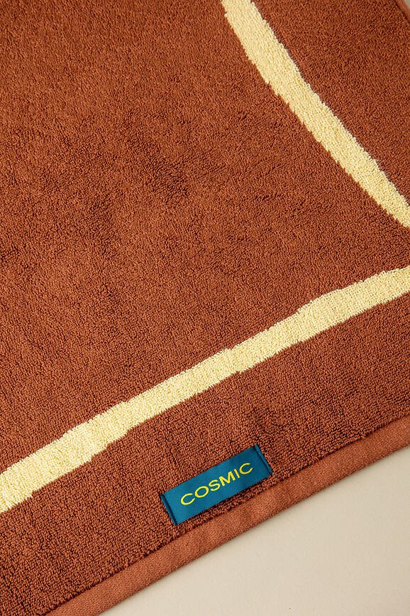 Vonios kilimėlis Textil 50 x 70 cm, rudai-geltonas
