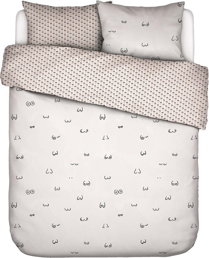 Booby Trap Parure de Lit 200 x 220 cm, avec 2 taies d'oreiller 60 x 70 cm