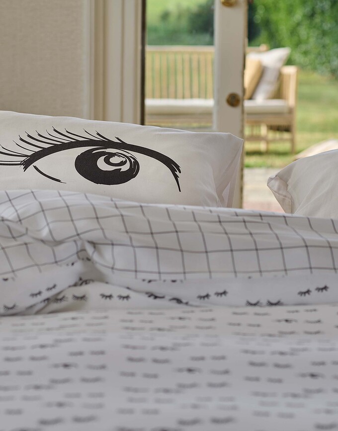 Eyecatcher Parure de lit 140 x 200 cm, avec taie d'oreiller 70 x 90 cm