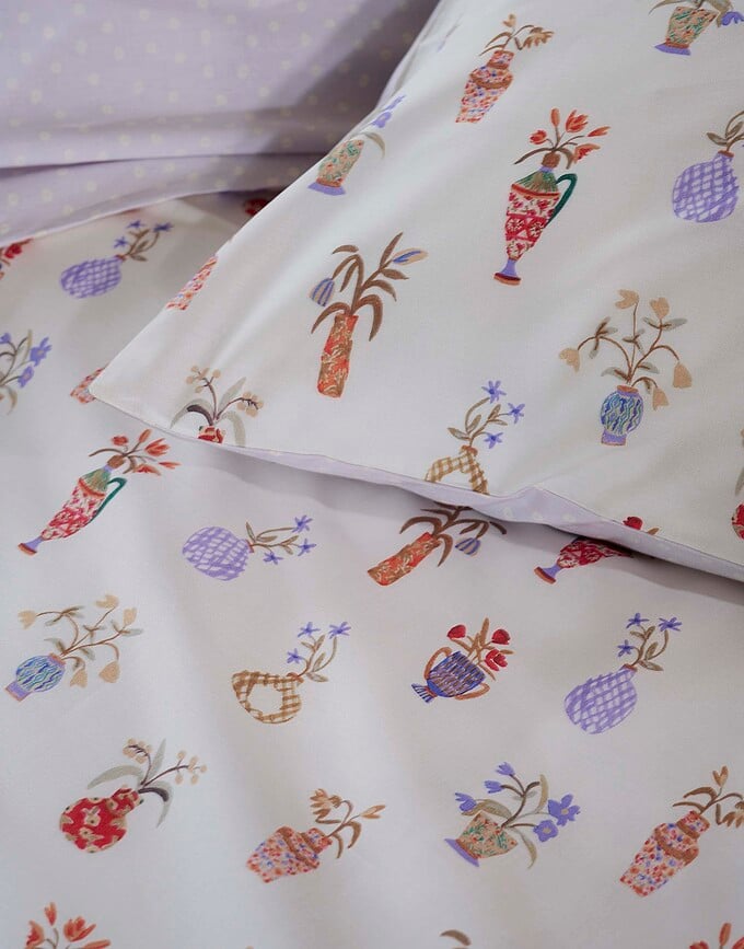 Field of Vases Posteljina 140 x 220 cm s jastučnicom 60 x 70 cm