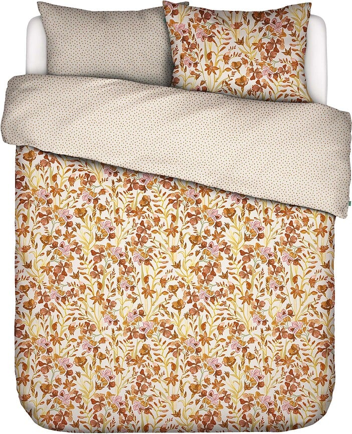 Floral Fiesta Posteljina 200x220 cm žutosmeđa 2 jastučnice 60x70 cm