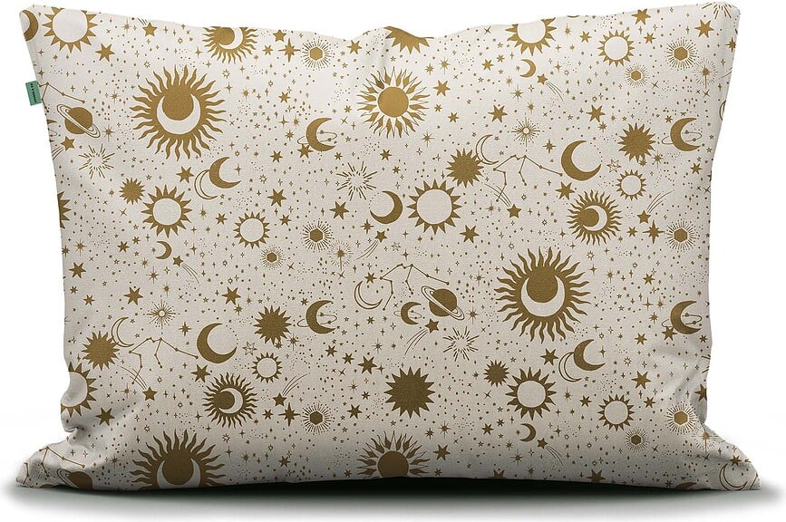 Funda de Almohada Luna Tic, 60 x 70 cm, beige claro