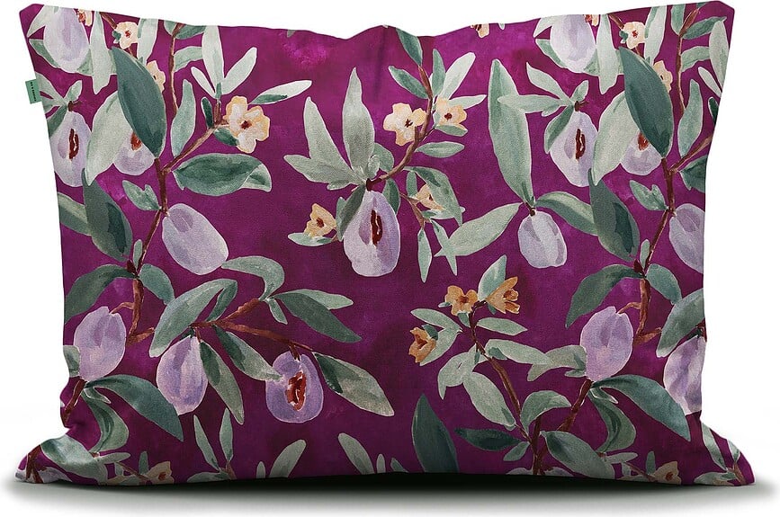 Funda de almohada Plums Perfect, 60 x 70 cm