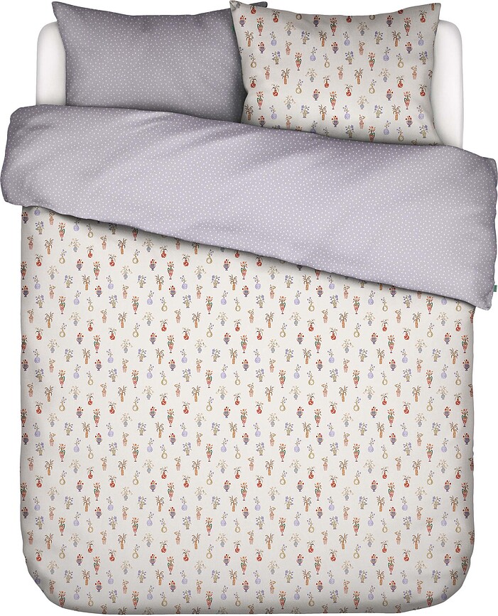 Funda Nórdica Field of Vases, 240 x 220 cm, con 2 fundas de almohada 60 x 70 cm