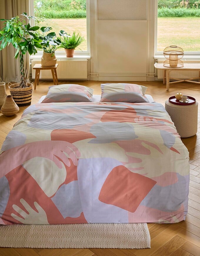 Funda Nórdica Hug It Out, 155 x 220 cm, con funda de almohada 80 x 80 cm