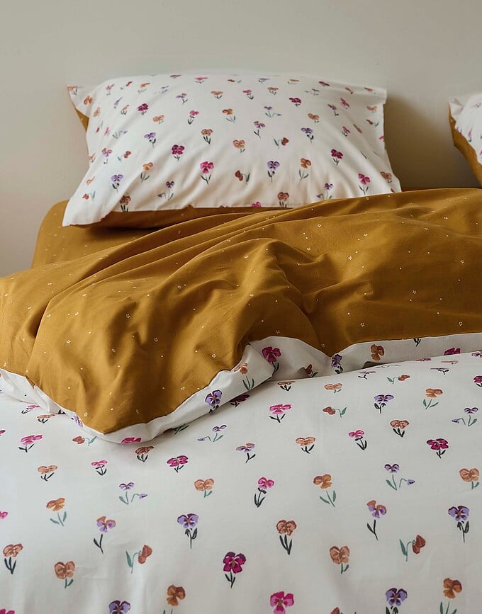 Juego de Funda Nórdica You Grow Girl, 135 x 200 cm, con funda de almohada 80 x 80 cm