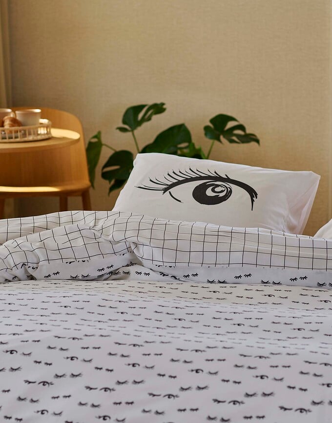 Funda Nórdica Eyecatcher, 135 x 200 cm, con funda de almohada 60 x 80 cm