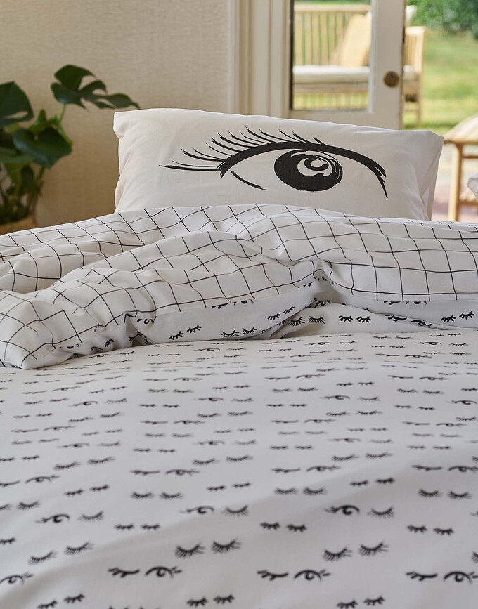 Funda Nórdica Eyecatcher, 135 x 200 cm, con funda de almohada 60 x 80 cm