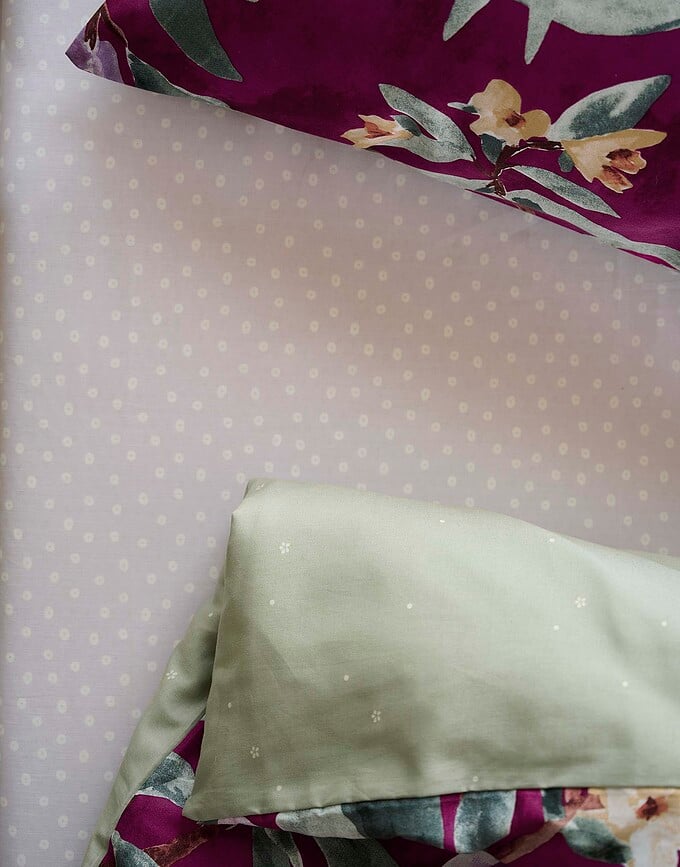 Plums Perfect Posteljina 135x200 cm 60x80 cm