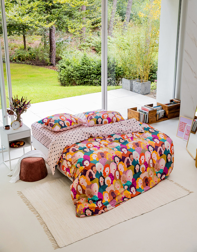 We Got This Parure de Lit 200 x 220 cm, avec 2 taies d'oreiller 60 x 70 cm