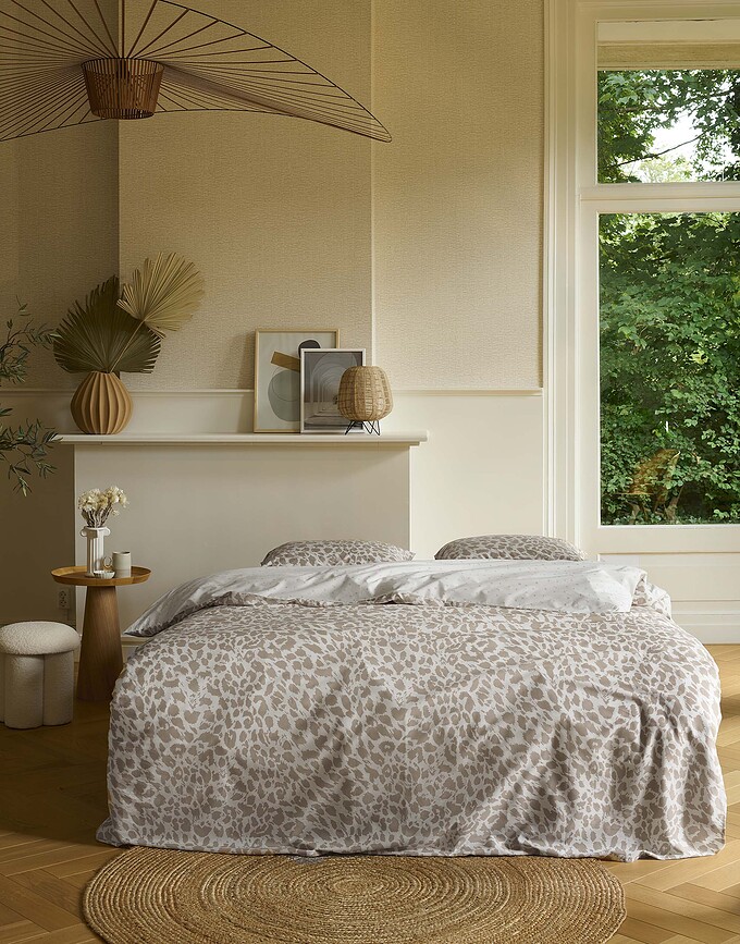 Wild Thing Σετ Παπλωματοθήκης, ανοιχτό μπεζ, 140 x 200 cm, με μαξιλαροθήκη 70 x 90 cm