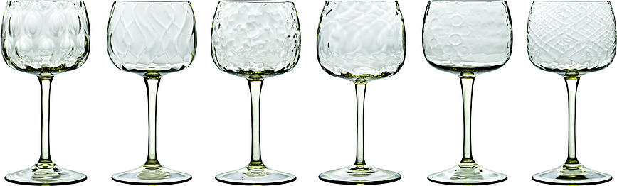 Copas Bei, verdes, 6 unidades