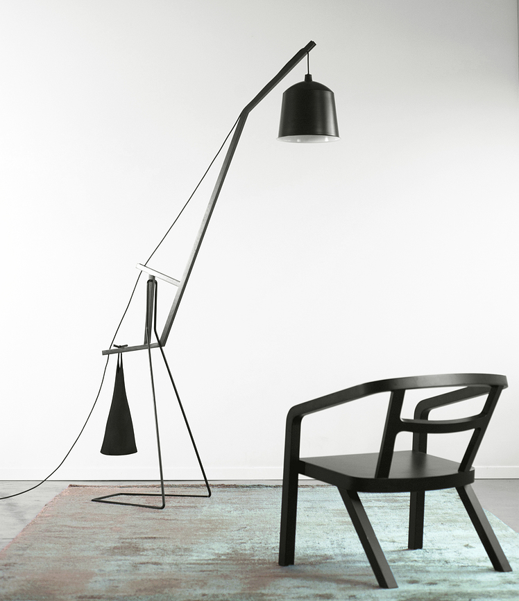 Covo Lampa Podna crna