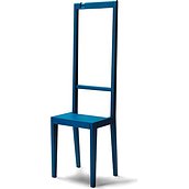 Krzesło i garderoba Alfred niebieskie