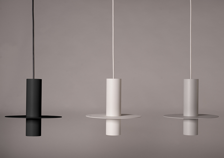 Lámpara Colgante Kreis, gris