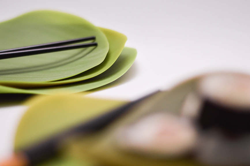 Seasons Assiettes à Goûter en silicone, Lot de 4