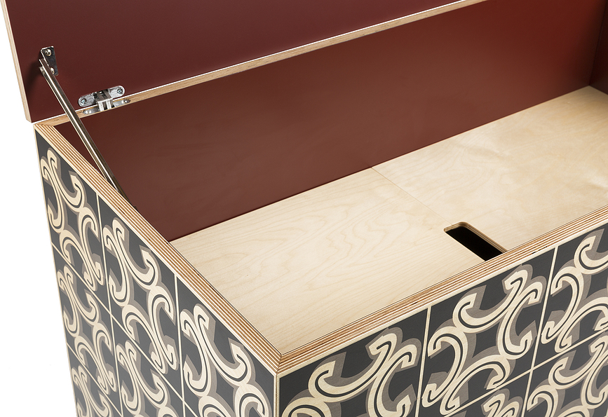 Tinello Italiano Baroque Coffre de Rangement