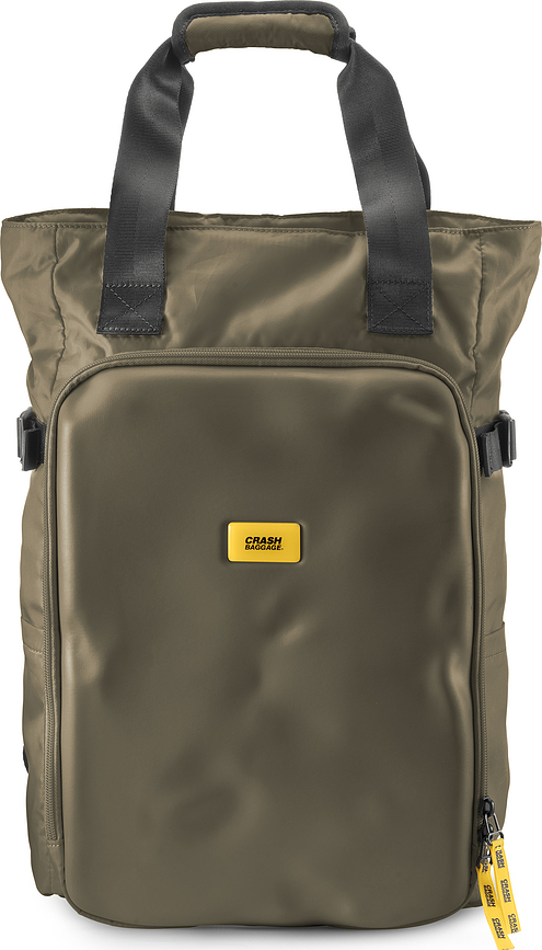 Crash Not Crash Bag and backpack green 2in1