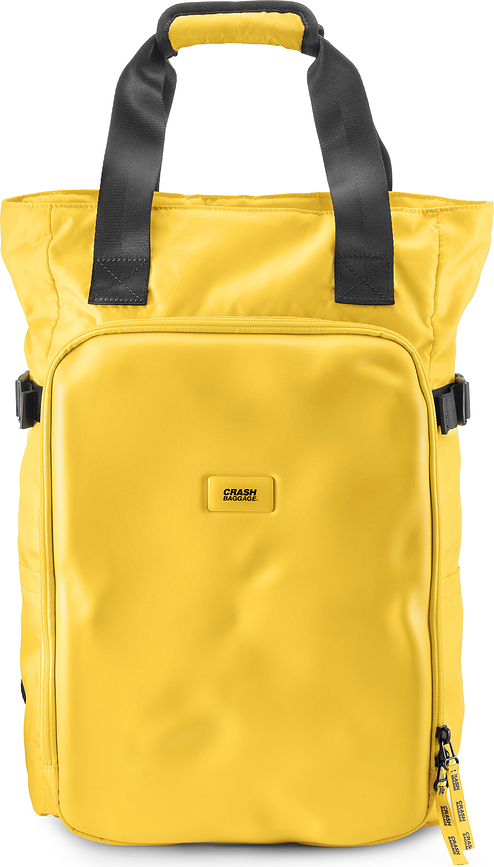 Crash Not Crash Tasche und Rucksack gelb 2in1