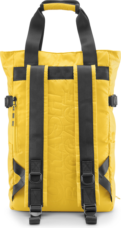 Crash Not Crash Τσάντα / Σακίδιο 2 σε 1, κίτρινη