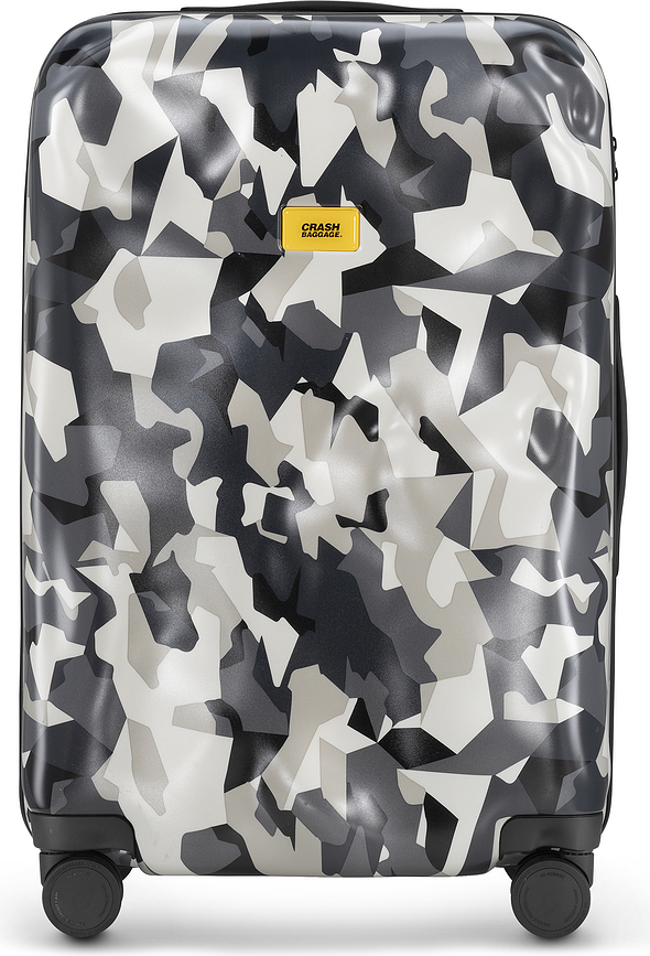 Icon Pattern Kovček, srednji, rumeno-črn