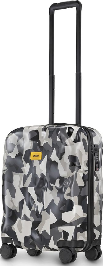 Icon Pattern Valise cabine, jaune et noire