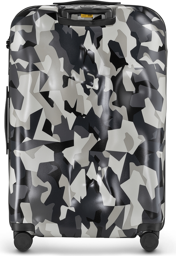 Icon Pattern Valise grande, jaune et noire