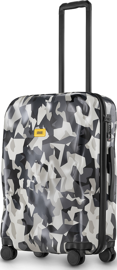 Icon Pattern Valise moyenne, jaune et noire