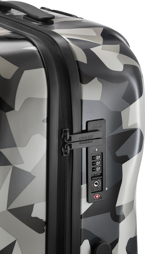 Icon Pattern Valise moyenne, jaune et noire