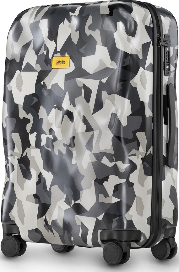 Icon Pattern Valise moyenne, jaune et noire