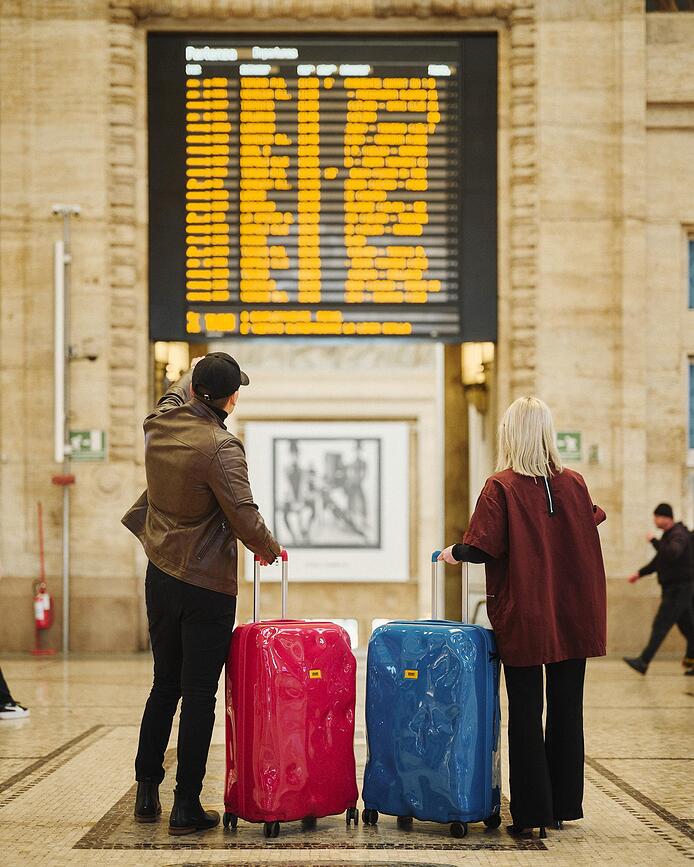 Icon Tone on Tone Βαλίτσα, μεγάλη, κίτρινη