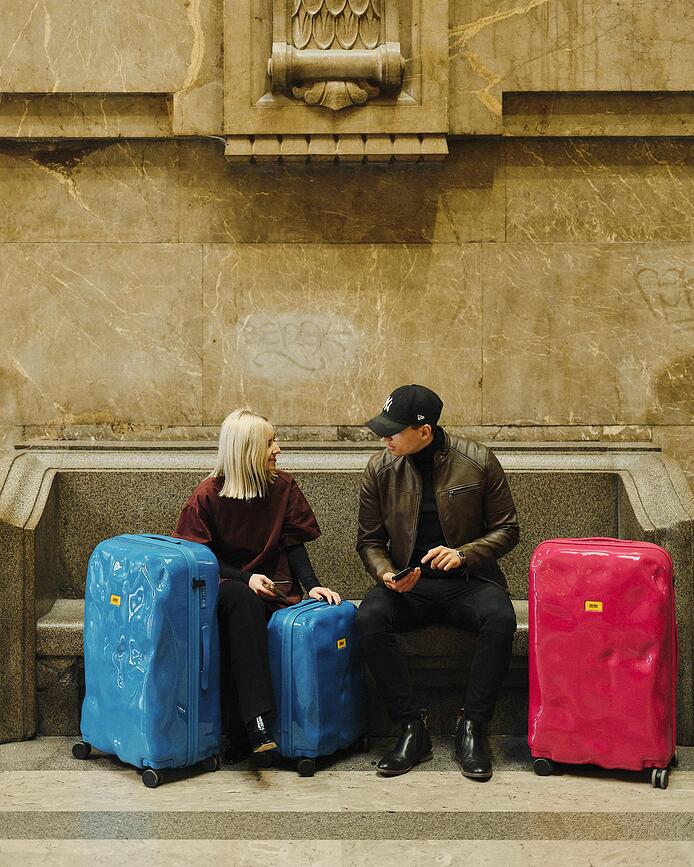 Icon Tone on Tone Valise cabine, jaune