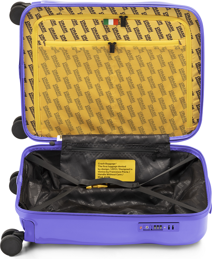 Icon Tone on Tone Valise cabine, jaune