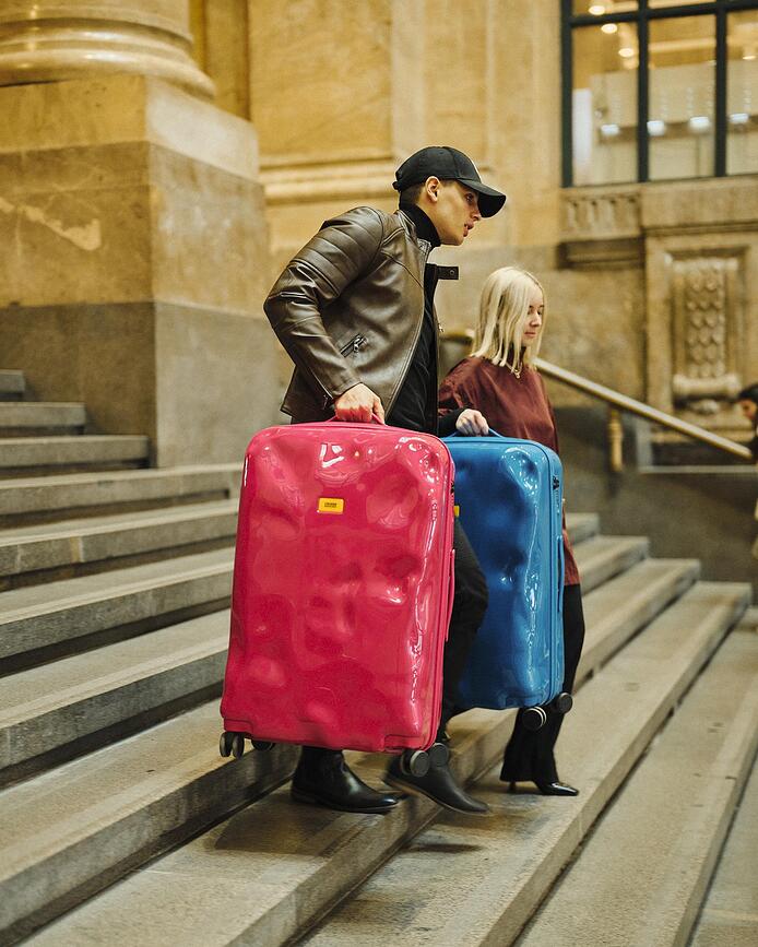 Icon Tone on Tone Valise grande, rouge rubis