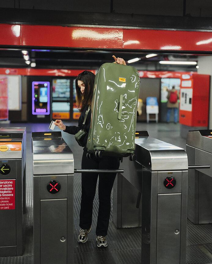 Icon Trunk Kovček, velik, črn