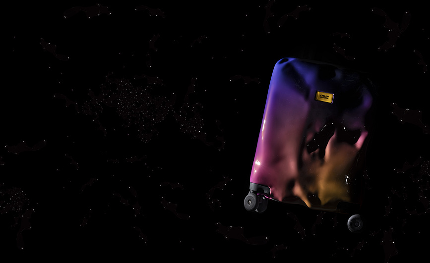 Lunar Potovalni kovček, kabinski, srebrn