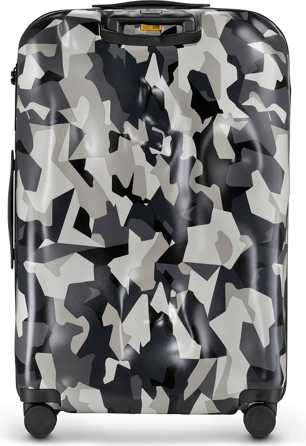 Maleta Icon Pattern, grande, amarilla y negra