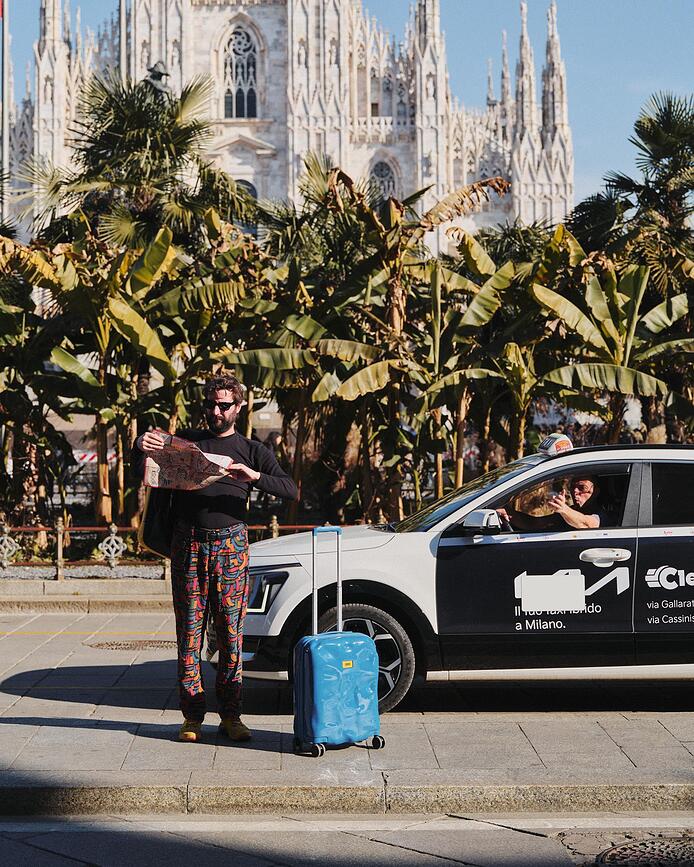 Maleta de cabina Icon Tone on Tone, amarilla