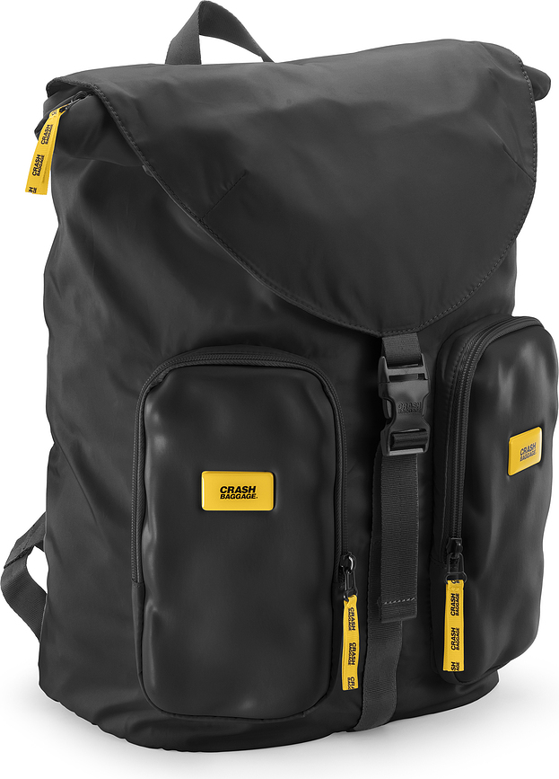 Mochila Crash Not Crash, 42 x 27 cm, negra