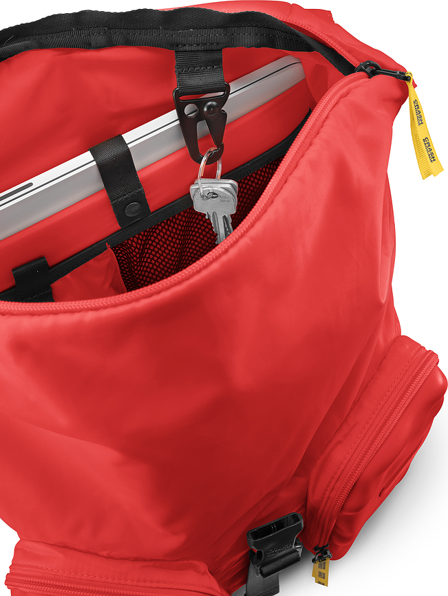 Mochila Crash Not Crash, 42 x 27 cm, negra