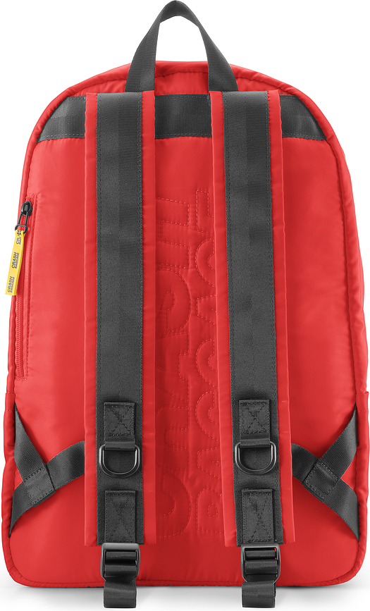 Mochila Crash Not Crash, 44 x 31 cm, negra