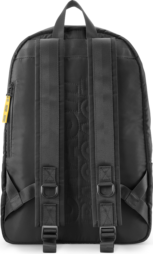 Mochila Crash Not Crash, 44 x 31 cm, negra