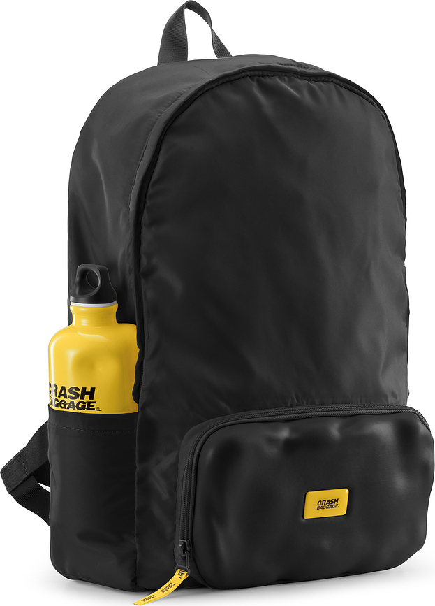 Mochila Crash Not Crash, 44 x 31 cm, negra
