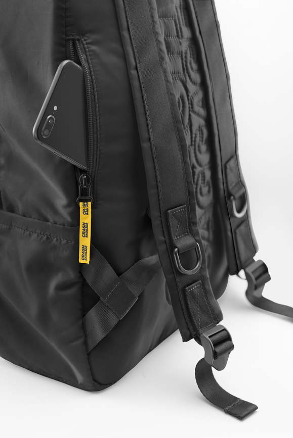 Bolso y Mochila Convertible Crash Not Crash, amarilla, 2 en 1