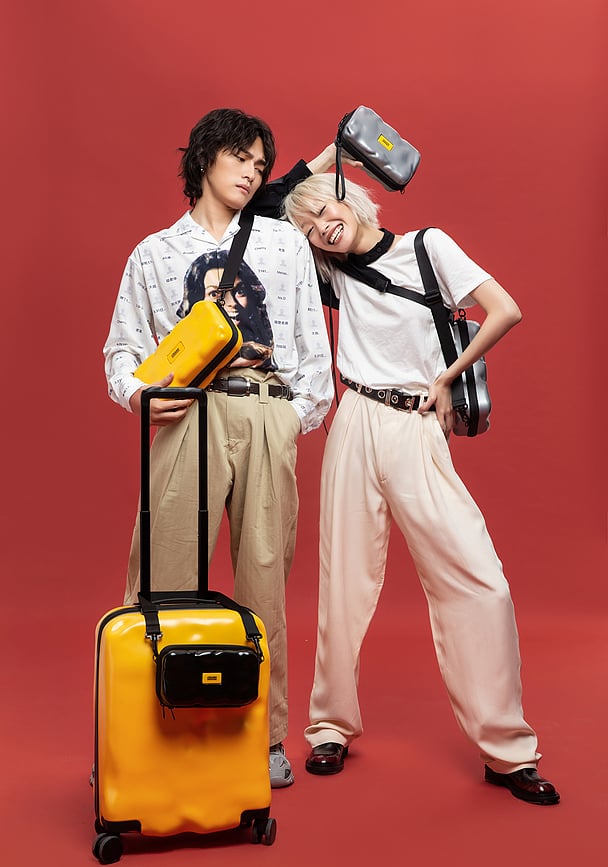 Neceser Maxi Icon, negro, con correa de hombro